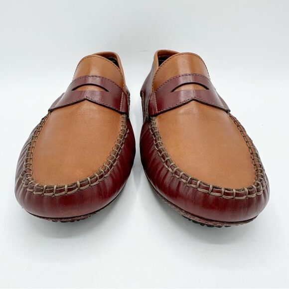 Vintage Gianfranco Ferre Two-Toned Leather Driving Moccasins‎ Sz 40.5 EUR 7.5 US main image 5